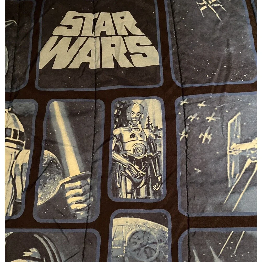 Vintage Star Wars Empire Strikes Back Comforter Twin/ Full 72x86 Jay Franco